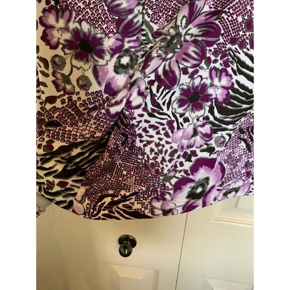 GG biue skort size large Purple & white print - Picture 4 of 6
